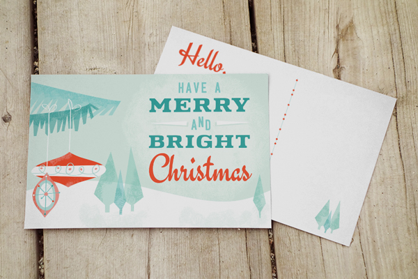 Christmas postcard