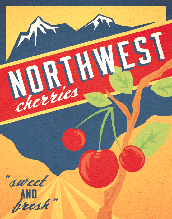 northwest fruit poster